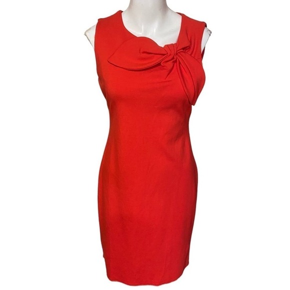 Banana Republic Sheath Dress Orange-Red Size 4 - Picture 1 of 6